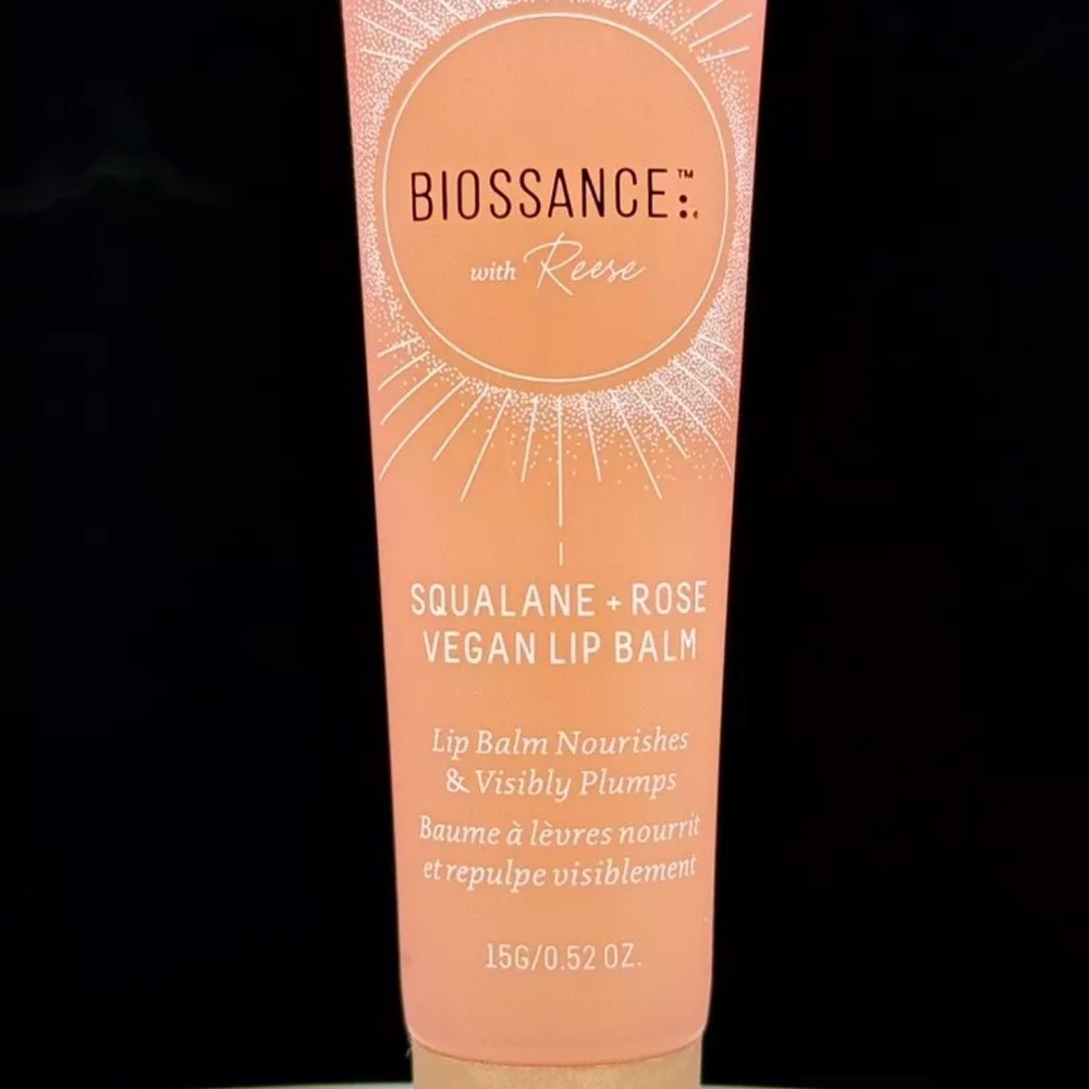 Biossance Squalane + Rose Vegan Lip Balm NEW w/ out tags, NO BOX packaging